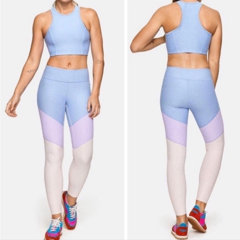OUTDOOR VOICES lilac lavender 7/8 spring work out leggings